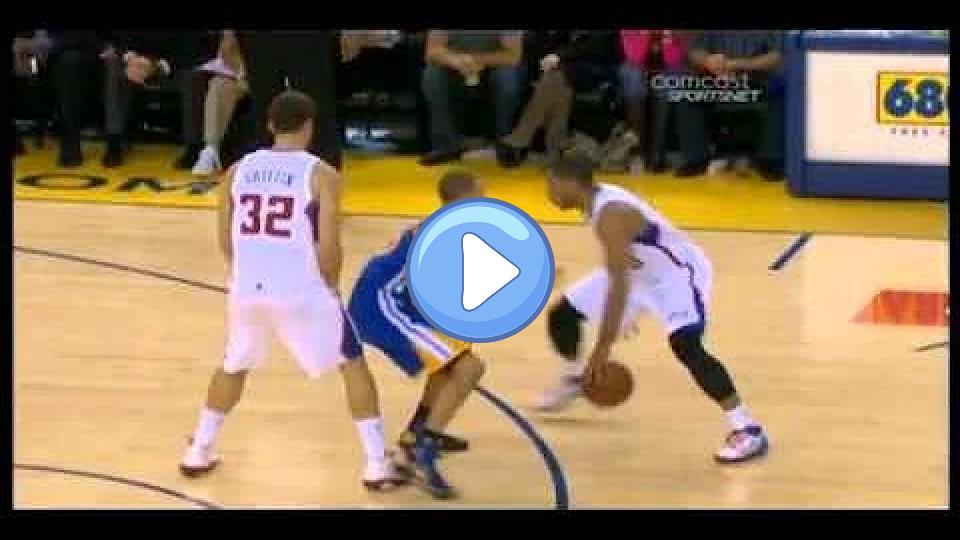 Video thumb: Stephen Curry's ankle gets broken by Eric Gordon (Oct. 29, 2010)