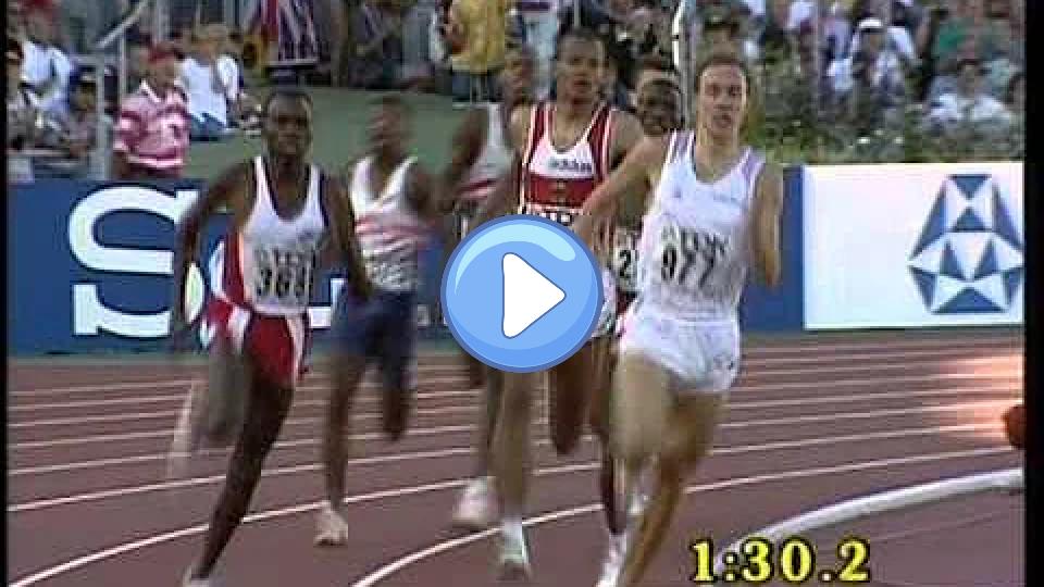 Video thumb: Wilson Kipketer: 800m World Championships, Gothenburg, 1995