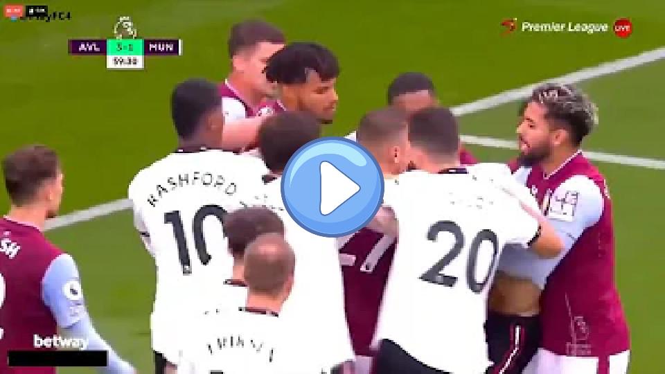 Video thumb: Cristiano Ronaldo vs. Tyrone Mings (Manchester United vs. Aston Villa) Full Altercation