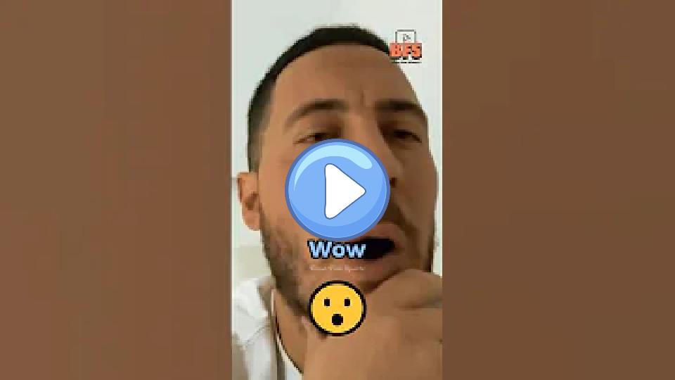 Video thumb: Eden Hazard Reveals His Most Talented Teammate 🤯 #Shorts