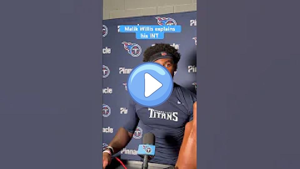 Video thumb: #Titans QB Malik Willis Explains His INT from Last Night's Preseason Game in Minnesota #shorts #nfl