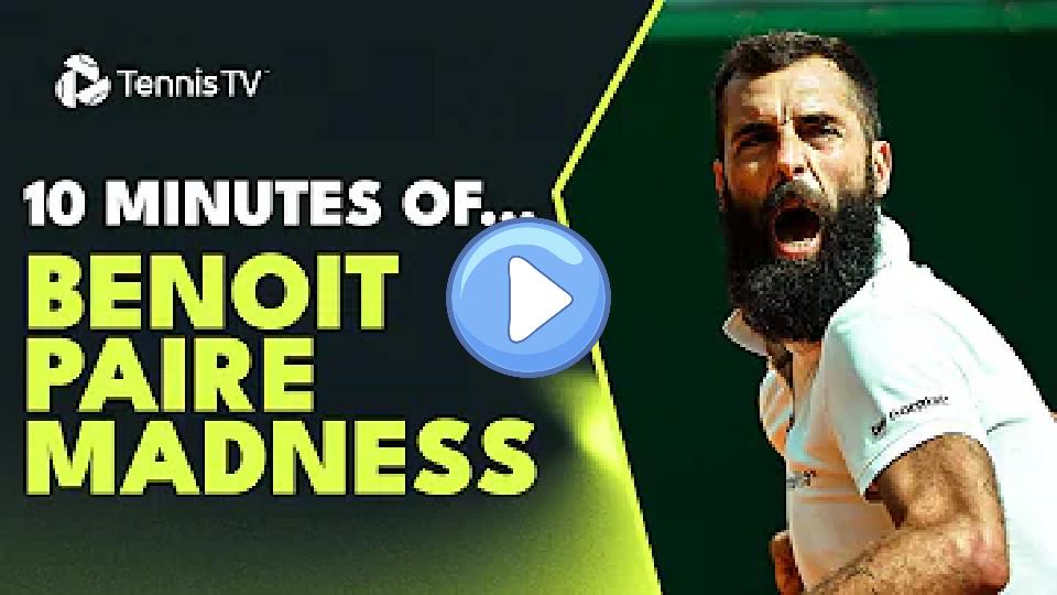 Video thumb: 10 Minutes of Benoit Paire Madness!