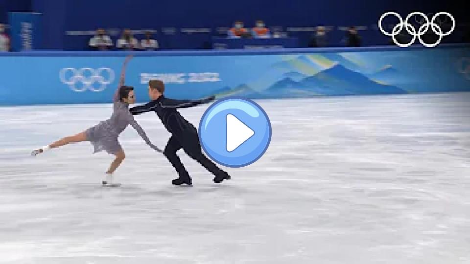 Video thumb: Figure Skating Beijing 2022 | Team Ice Dance Free Highlights