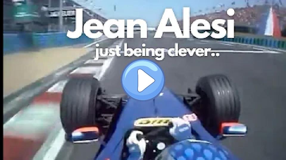 Video thumb: Jean Alesi being the clever driver at the 2000 French GP.