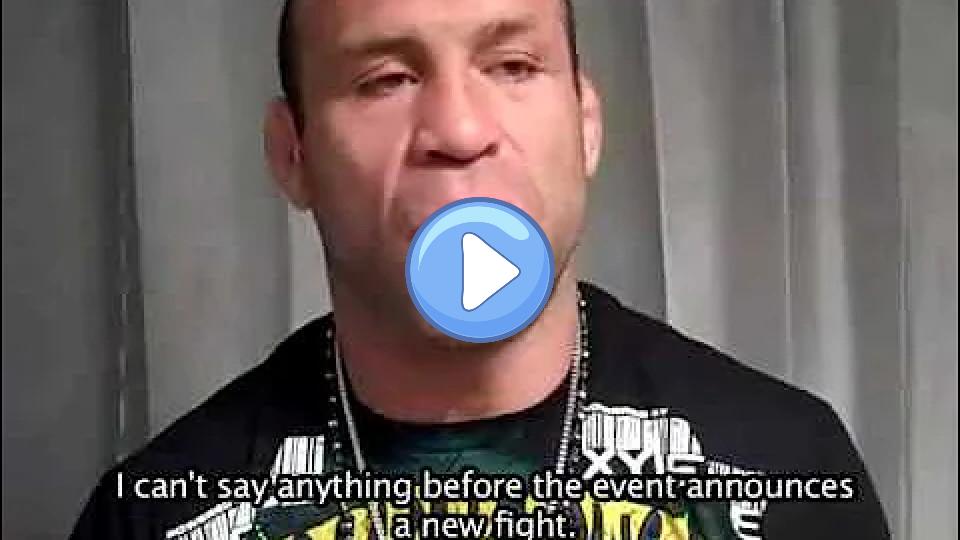 Video thumb: Wanderlei Silva Withdraws from UFC 116 Due to Injuries: Video Blog Message to Fans