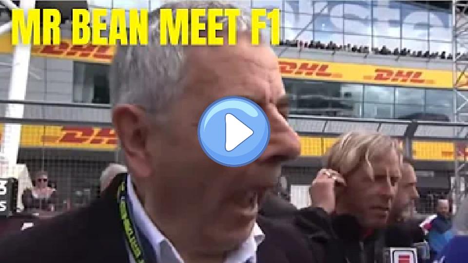 Play video: Rowan Atkinson (Mr. Bean) is making fun of the way Martin Brundle speaks, and he doesn't even know it. Video thumb: Rowan Atkinson (Mr. Bean) is making fun of the way Martin Brundle speaks, and he doesn't even know it.