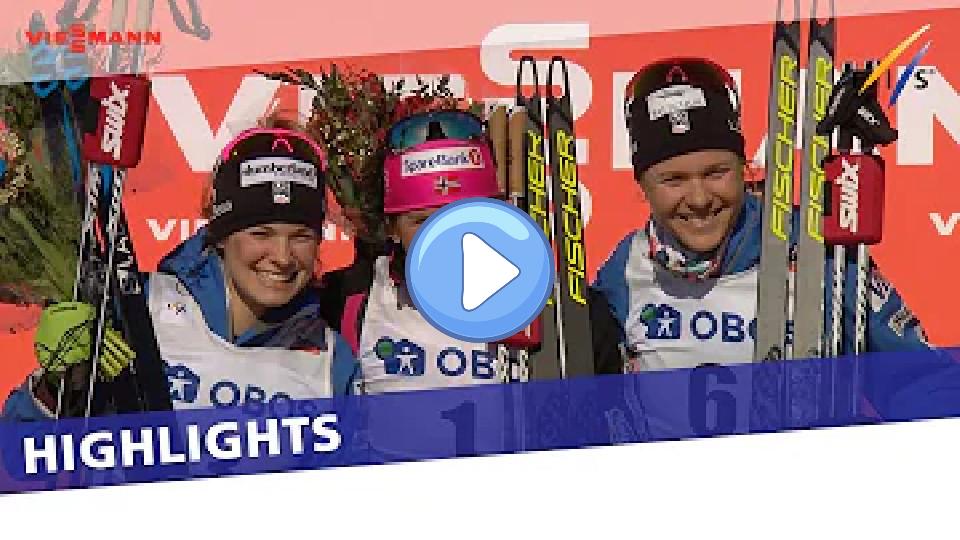 Video thumb: Heidi Weng clinches overall globe as Marit Bjoergen wins pursuit in Falun | Highlights