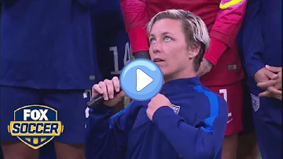 Play video: Abby Wambach becomes emotional while addressing fans | FOX SOCCER Video thumb: Abby Wambach becomes emotional while addressing fans | FOX SOCCER