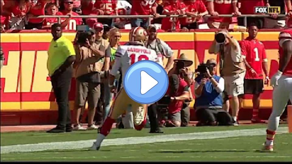 Video thumb: JIMMY GAROPPOLO INJURY - Tears ACL