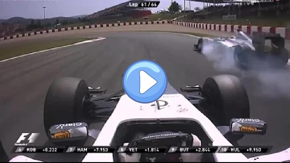 Video thumb: Kamui Kobayashi's relentless pursuit of Nico Rosberg