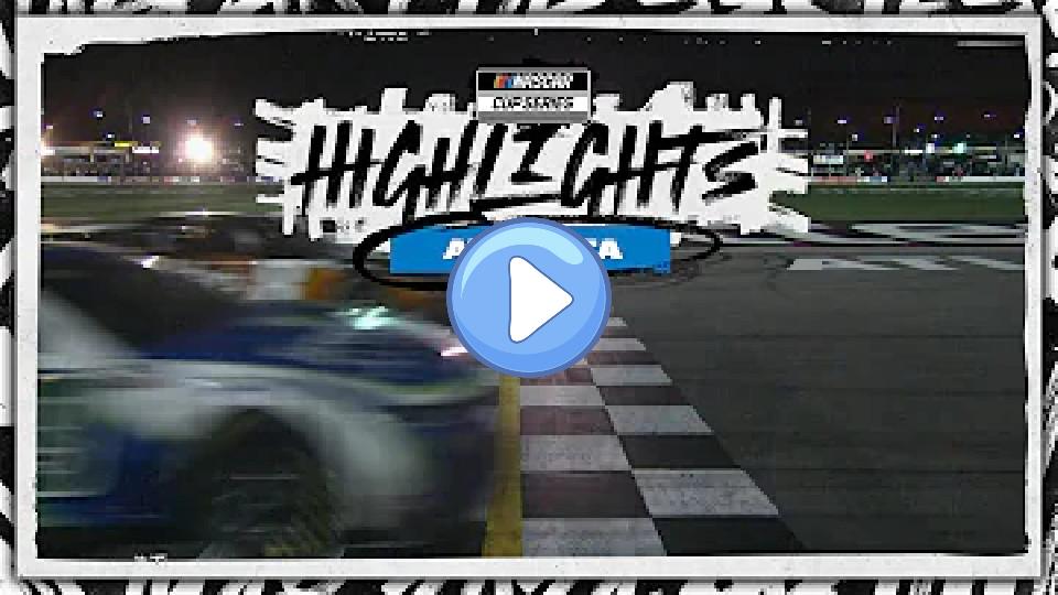 Video thumb: Daniel Suárez captures win by a 0.003-second margin at Atlanta | NASCAR