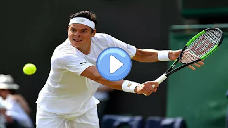 Video thumb: Milos Raonic vs. Miomir Kecmanovic