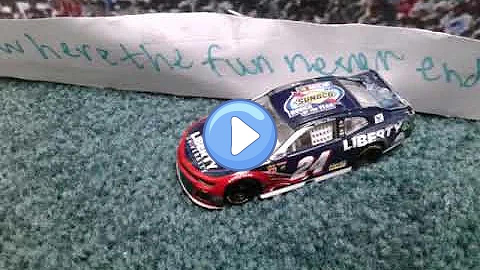 Video thumb: William Byron involved in crash with damage!