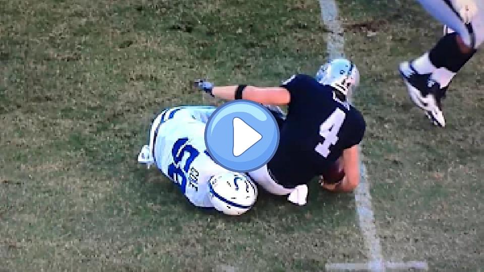 Video thumb: Derek Carr injured and out for the season (NFL injuries)