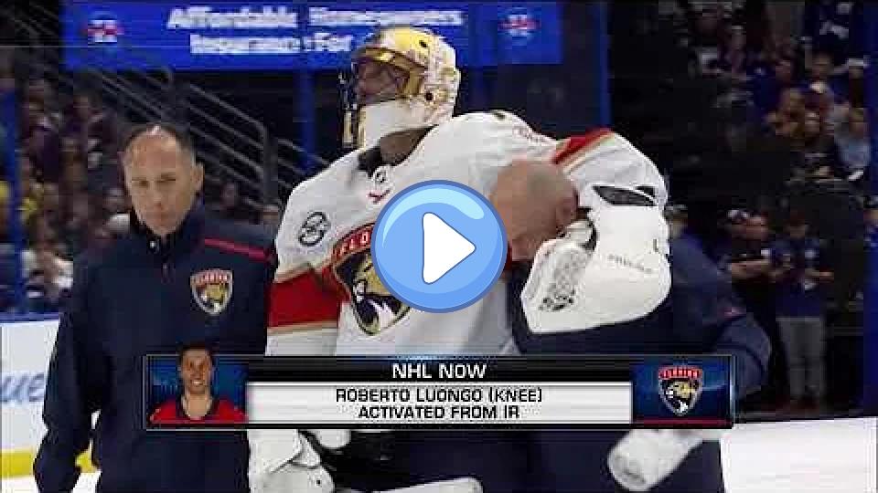 Video thumb: NHL Now: Roberto Luongo activated off injured reserve on Nov 1, 2018.