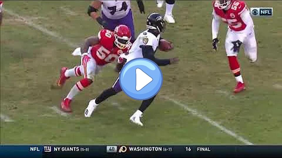 Video thumb: Lamar Jackson Injury vs. Chiefs | Week 13, 2018