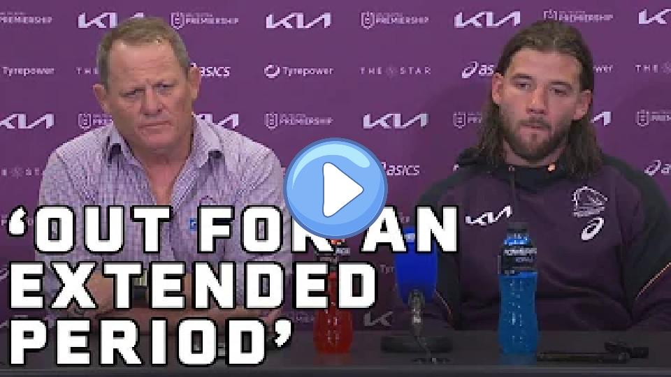 Video thumb: Kevin Walters reveals breaking news on Adam Reynolds' injury: NRL Presser | NRL on Nine