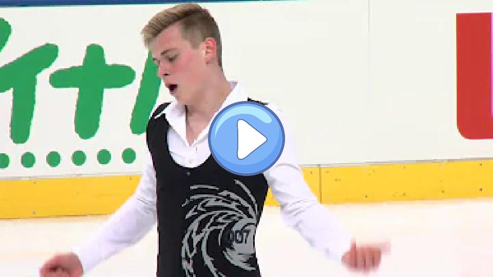 Video thumb: Igor Efimchuk RUS - Men's Free Skating Minsk 2017