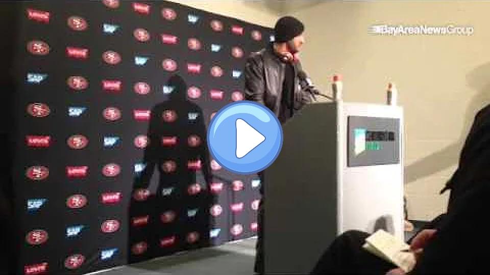 Video thumb: Video: #49ers' Colin Kaepernick discusses losing Gore and Hyde to injuries, and how three losses hurt 2014 hopes.