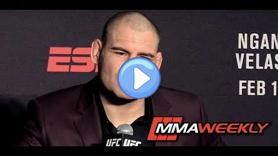 Video thumb: Cain Velasquez on Freak Knee Injury During Francis Ngannou Fight (UFC on ESPN 1)