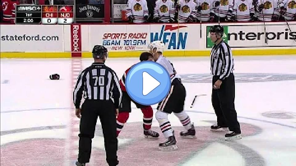 Play video: Gotta See It: Toews takes down Henrique with fists of fury Video thumb: Gotta See It: Toews takes down Henrique with fists of fury