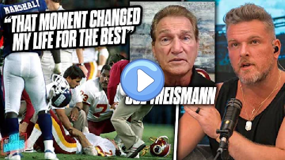 Play video: Joe Theismann Says Famous Lawrence Taylor Injury Changed His Life for the Better | Pat McAfee Show Video thumb: Joe Theismann Says Famous Lawrence Taylor Injury Changed His Life for the Better | Pat McAfee Show