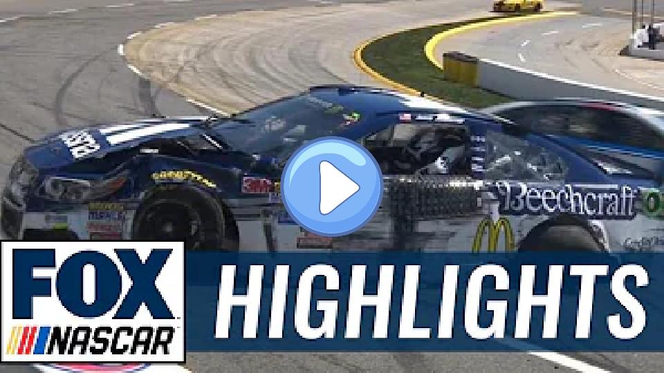 Video thumb: Jamie McMurray Cuts Tire and Slams into the Outside Wall | 2017 Martinsville | NASCAR on FOX