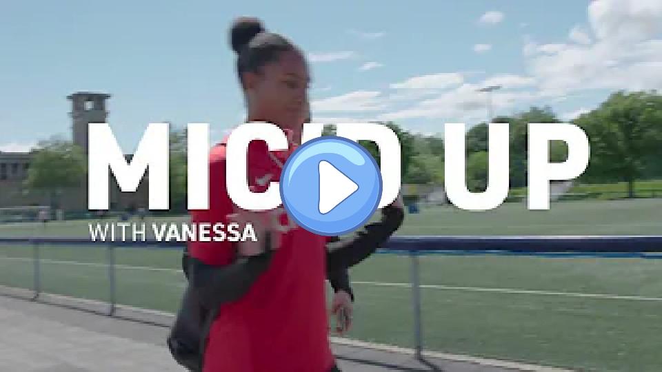 Video thumb: Mic'd Up | Vanessa Gilles | Go Behind the Scenes of #CANWNT Training in Montréal