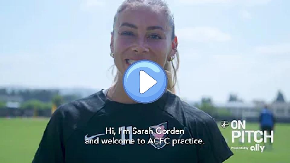 Video thumb: On Pitch Presented by Ally | NWSL Mic'd Up: Sarah Gorden