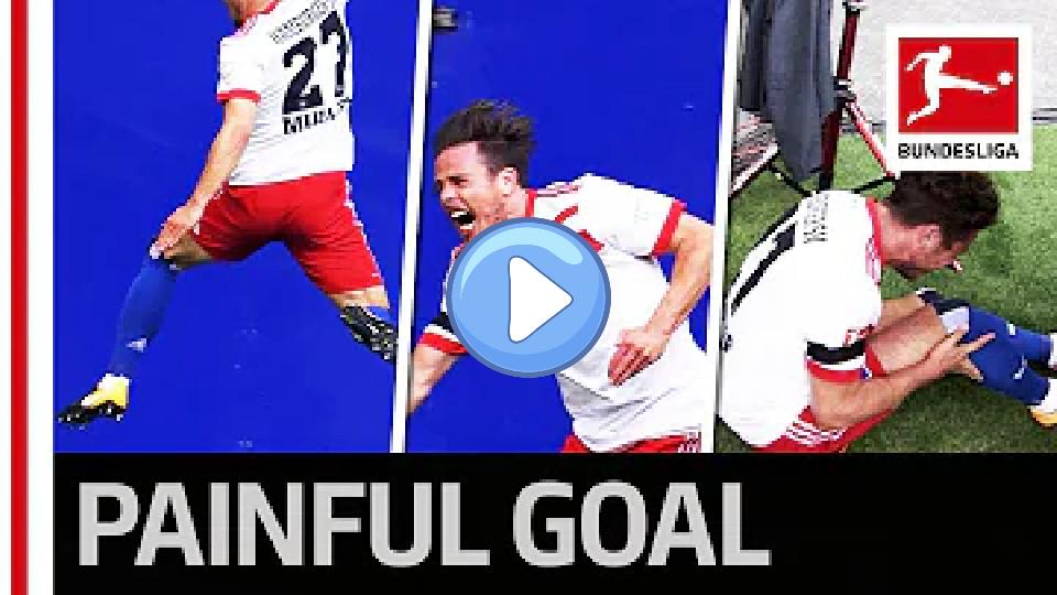 Video thumb: Delight to Disaster - Müller Injures Himself During Helicopter Celebration