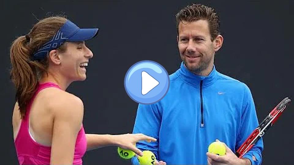 Video thumb: Injured Johanna Konta splits from coach Wim Fissette.