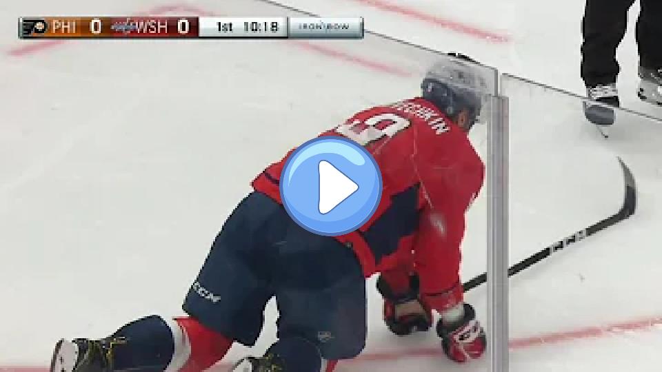 Video thumb: Alex Ovechkin Injured During Final Preseason Game