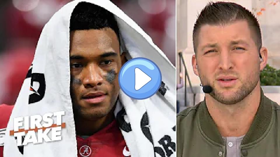 Video thumb: Tim Tebow reached out to Tua Tagovailoa after his devastating injury.