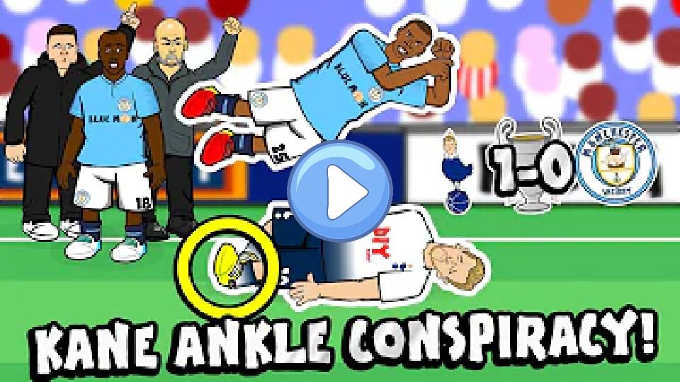 Video thumb: KANE INJURY CONSPIRACY! 1-0 Spurs vs Man City (Champions League Parody 2019)