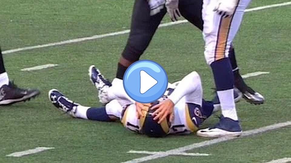 Video thumb: Case Keenum Gets Concussed, Stays in Game, Fumbles.