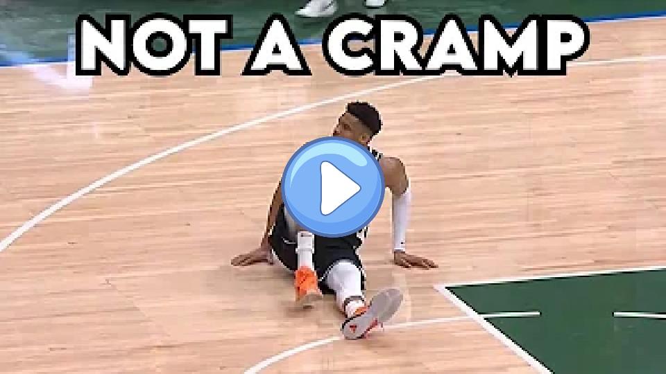Video thumb: Giannis Grabs Achilles and Limps Off After Non-Contact Injury - Doctor Explains