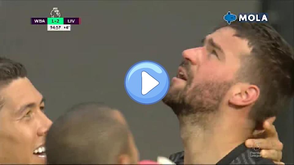 Play video: Alisson Scores Winning Goal for Liverpool in Injury Time | West Brom vs Liverpool Video thumb: Alisson Scores Winning Goal for Liverpool in Injury Time | West Brom vs Liverpool