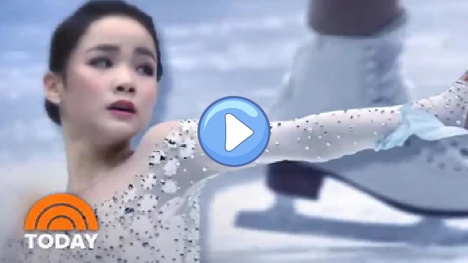 Video thumb: US Skater Mariah Bell Accused of Purposely Slashing Rival with Skate | TODAY