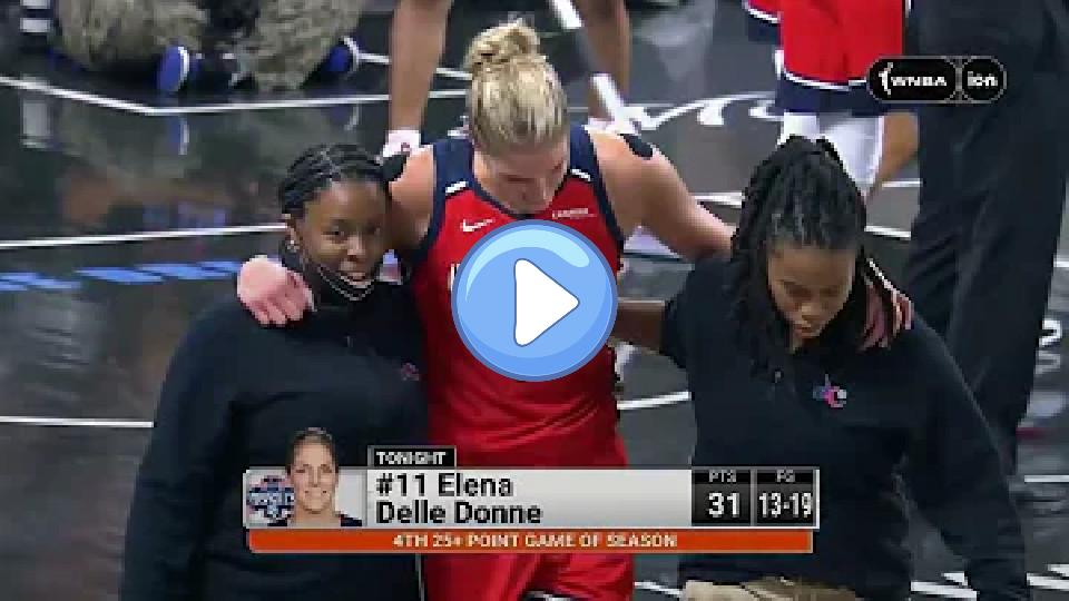 Play video: Elena Delle Donne helped off court after apparent ankle injury | WNBA on ESPN Video thumb: Elena Delle Donne helped off court after apparent ankle injury | WNBA on ESPN