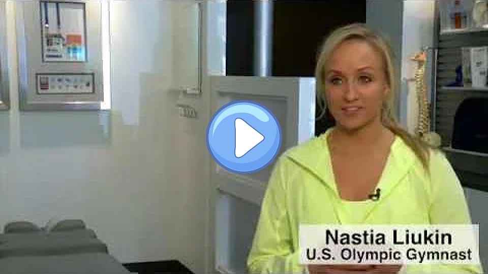 Video thumb: Nastia Liukin Receives Chiropractic Care After Ankle Injury