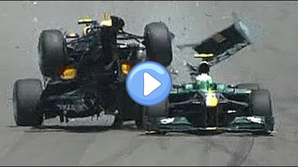 Video thumb: Mark Webber's 2010 European Grand Prix crash