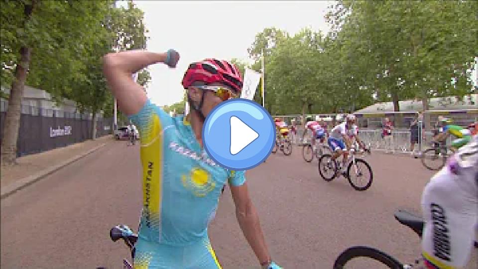 Video thumb: Vinokourov Wins Men's Road Race Gold - London 2012 Olympics