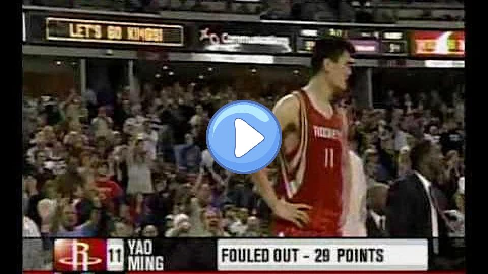 Video thumb: Yao Ming Ejected