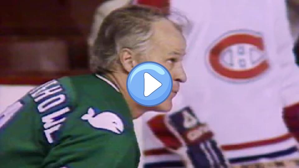 Video thumb: Memories: Gordie Howe scores his last playoff goal