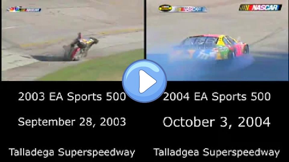 Video thumb: NASCAR Crash Comparison 47 | Elliott Sadler's 2003 and 2004 Flips