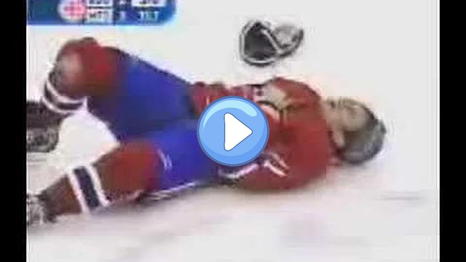 Video thumb: Mike Ribeiro diving, pretending to be hurt, with more footage from 4/13/04.