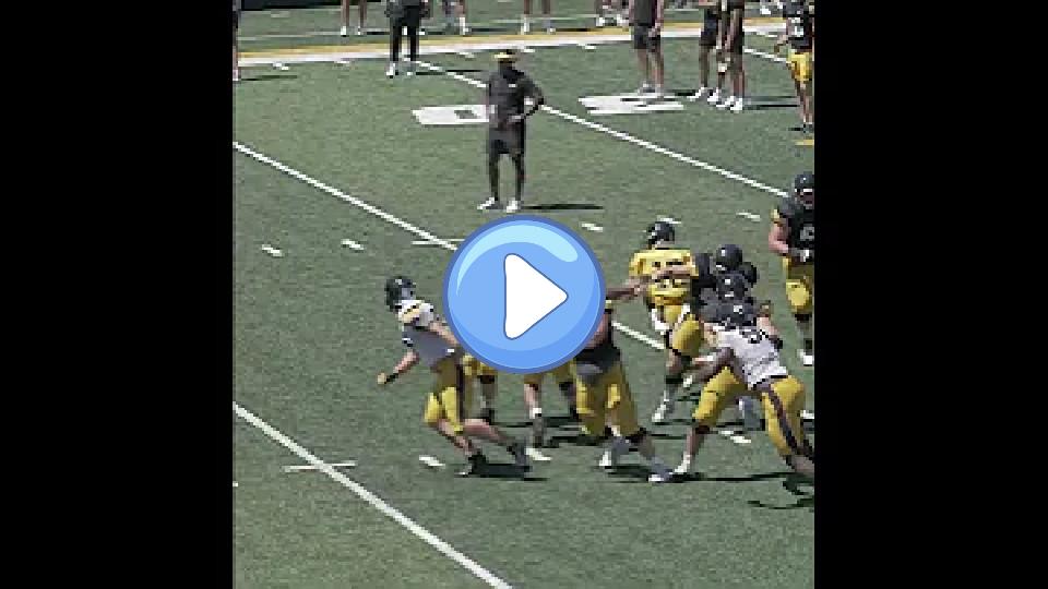 Video thumb: Cade McNamara Injury | Hawkeyes QB Suffers Non-Contact Fall | Iowa Football Kids Day #Hawkeyes