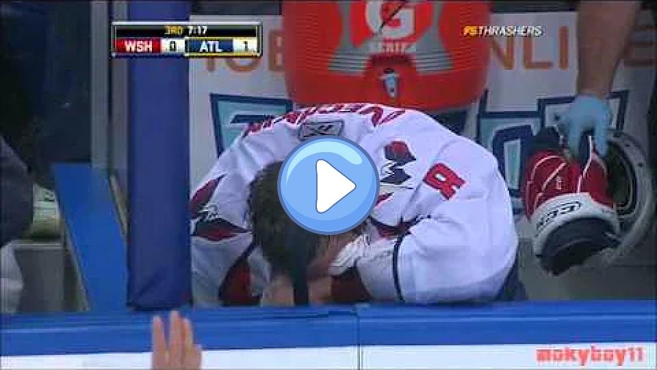 Play video: Alex Ovechkin Injured by His Teammate Video thumb: Alex Ovechkin Injured by His Teammate