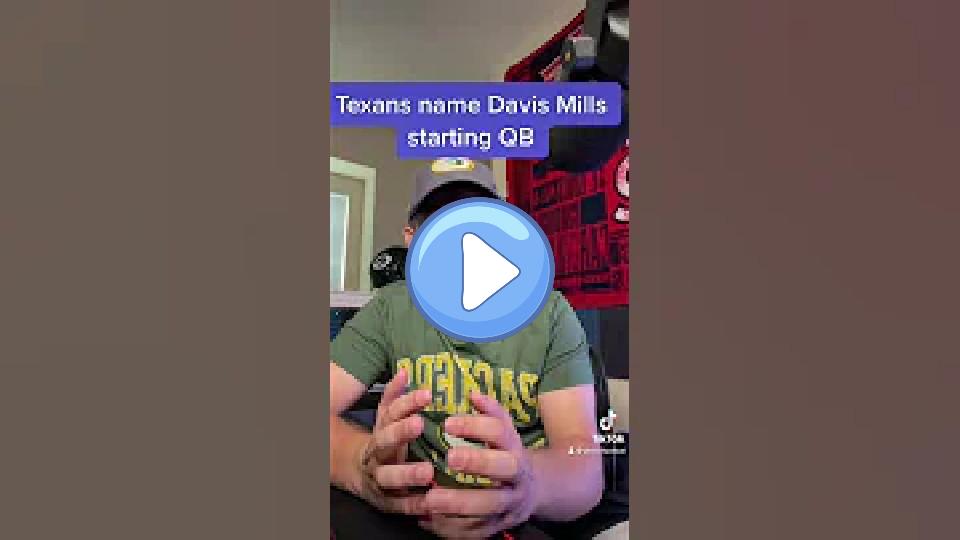 Video thumb: The Texans name rookie QB Davis Mills as the starter for Week 3, with Tyrod Taylor dealing with an injury.