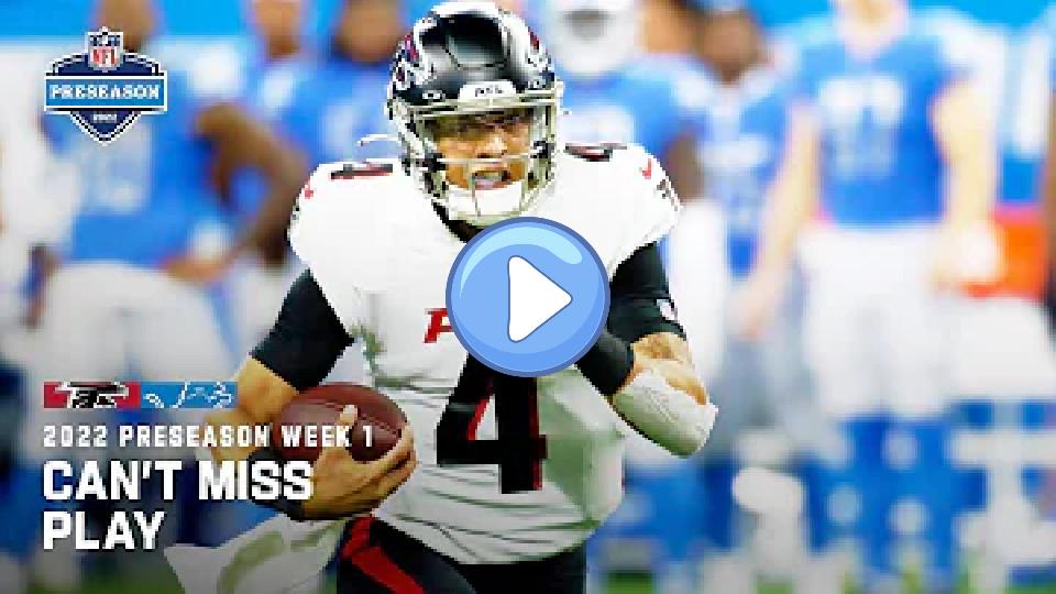 Play video: Desmond Ridder Leads His First Touchdown Drive as a Falcon! Video thumb: Desmond Ridder Leads His First Touchdown Drive as a Falcon!